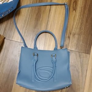 Baby blue purse